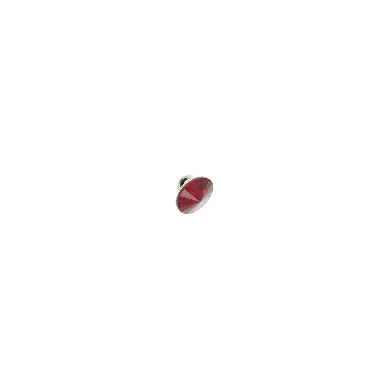 Bouton strass Nyla - rouge