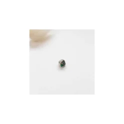 Bouton strass Sweet angels 7mm - émeraude