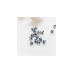 Bouton strass Sweet angels 7mm - bleu ciel