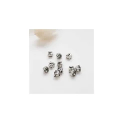Bouton strass Sweet angels 7mm - gris