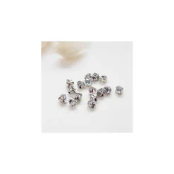 Bouton strass Sweet angels 7mm - holographique