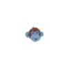 Bouton Tête de singe bleu ciel