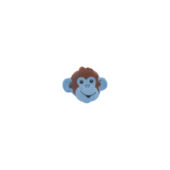 Bouton Tête de singe bleu ciel