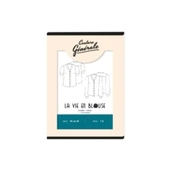 Box couture blouse festonnée - La vie en blouse - bois de rose