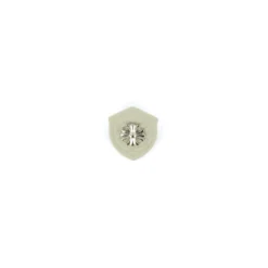 Broche blason croix beige