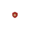 Broche blason croix rouge