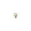 Broche Blason Lys 1979 Blanc