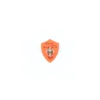 Broche Blason Lys 1979 Orange fluo