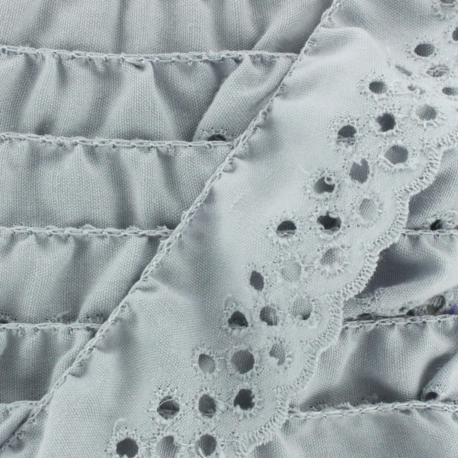 Broderie anglaise Eloïse - gris