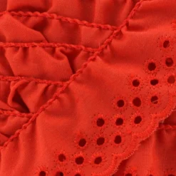Broderie anglaise Eloïse - rouge