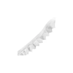 Broderie anglaise Linda 50mm - blanc
