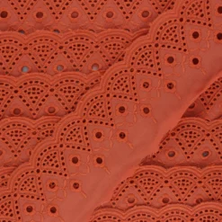 Broderie Anglaise Luceline 65 mm - orange