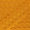 Broderie Anglaise passe-ruban Esmée 60 mm - jaune moutarde