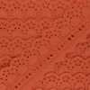Broderie Anglaise passe-ruban Esmée 60 mm - orange