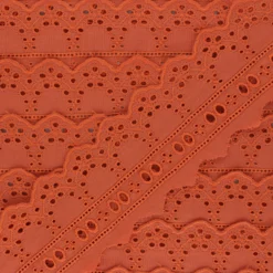 Broderie Anglaise passe-ruban Esmée 60 mm - orange