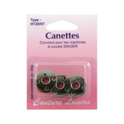 Canettes singer métal X3 - Couture loisirs