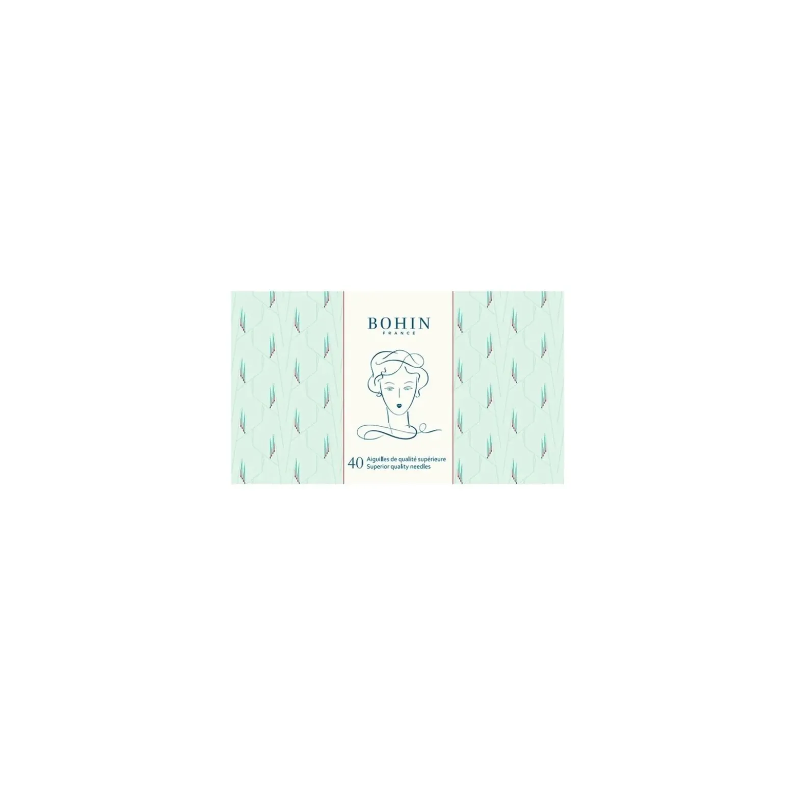 Carnet de 40 aiguilles assorties Bohin - Edwige