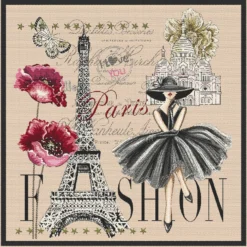 Carré Jacquard Adele - nude