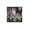 Carré Jacquard Alma de Frida - noir