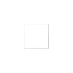 Carré métal Rico Design - blanc