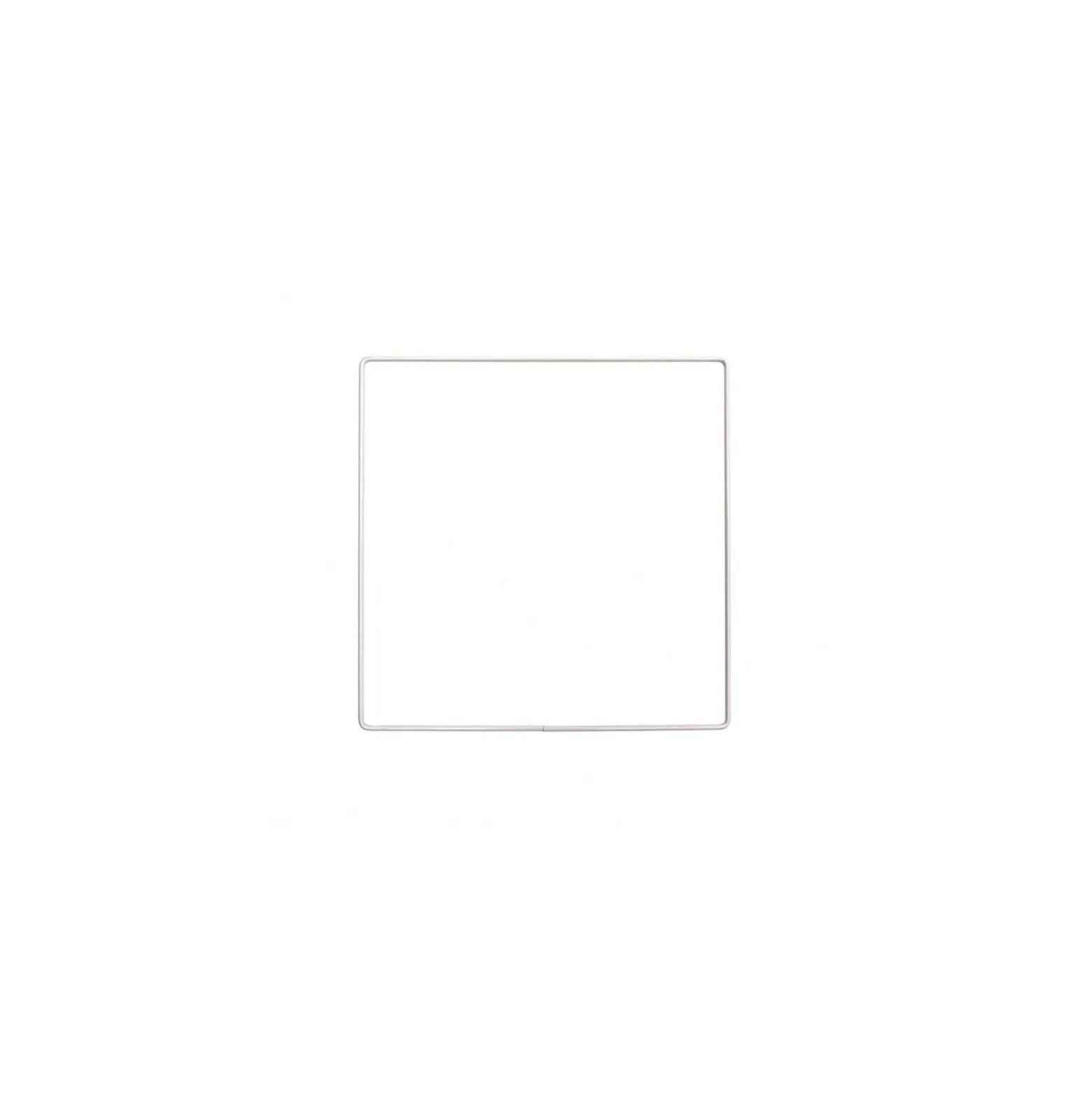 Carré métal Rico Design - blanc
