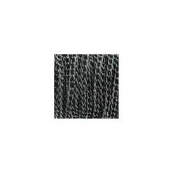 Chaine alu 3 mm noir nacré x 50cm