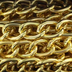 Chaine à maillons 9 mm doré