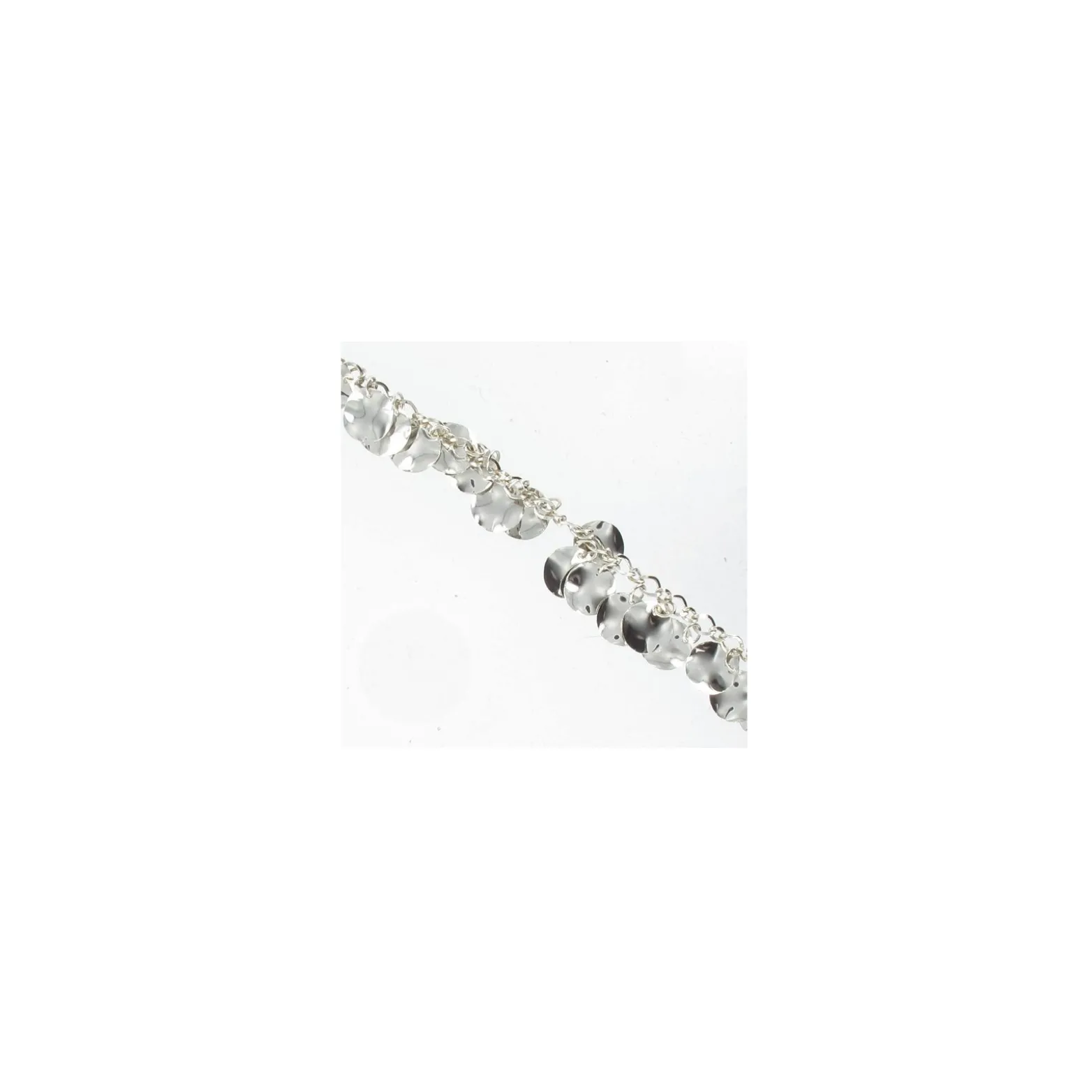 ♥ Chaînette sequins nickel 20 cm ♥