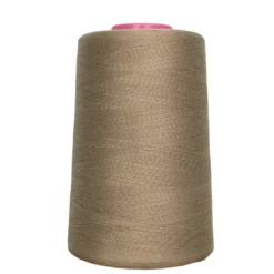 Cone de fil à coudre beige 4 573 m 100% polyester - Couture loisirs