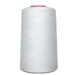Cone de fil à coudre blanc 4 573 m 100% polyester - Couture loisirs
