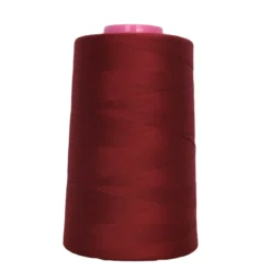Cone de fil à coudre bordeaux 4 573 m 100% polyester - Couture loisirs
