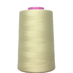Cone de fil à coudre naturel 4 573 m 100% polyester - Couture loisirs