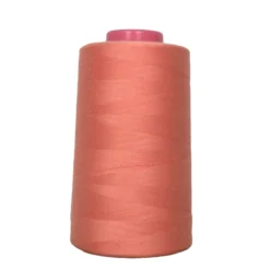 Cone de fil à coudre saumon 4 573 m 100% polyester - Couture loisirs