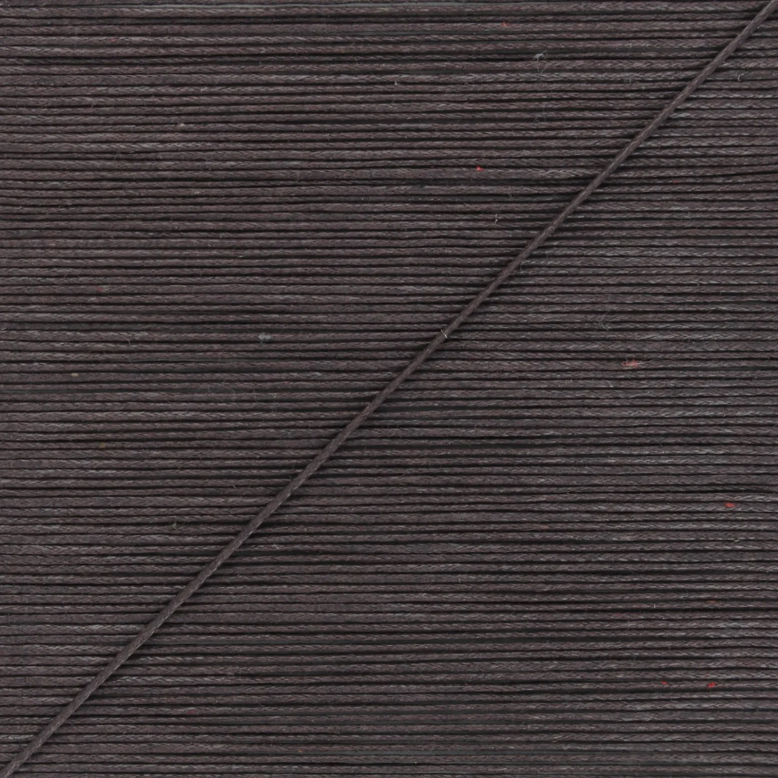 Cordon aspect cuir - chocolat