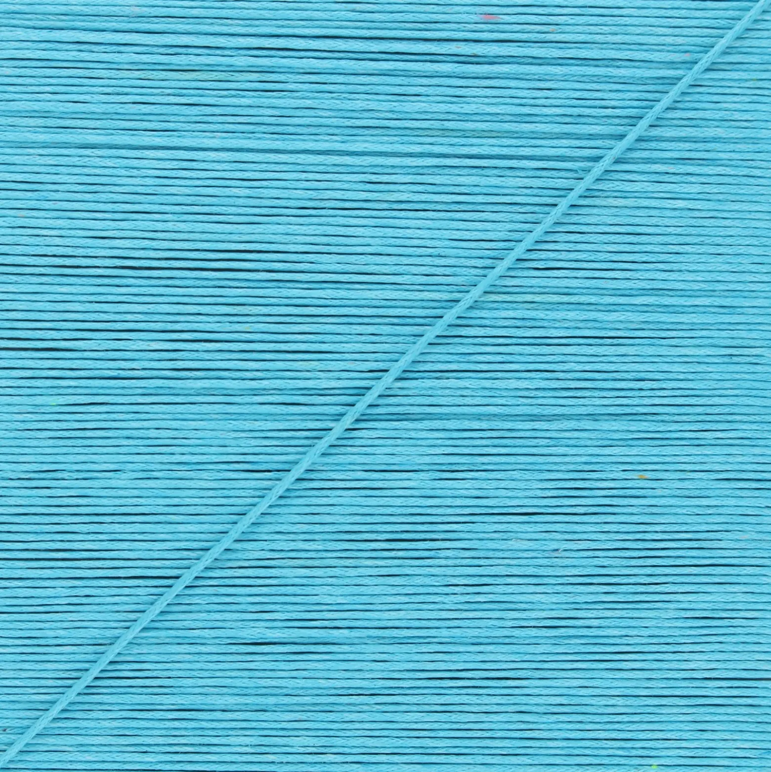 Cordon aspect cuir - turquoise