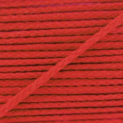 Cordon coton grand teint rouge