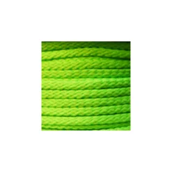 Cordon grand teint 5mm Fluo vert