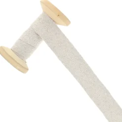 Cordon lin tresse plate 25 mm - Bobine de 20 m