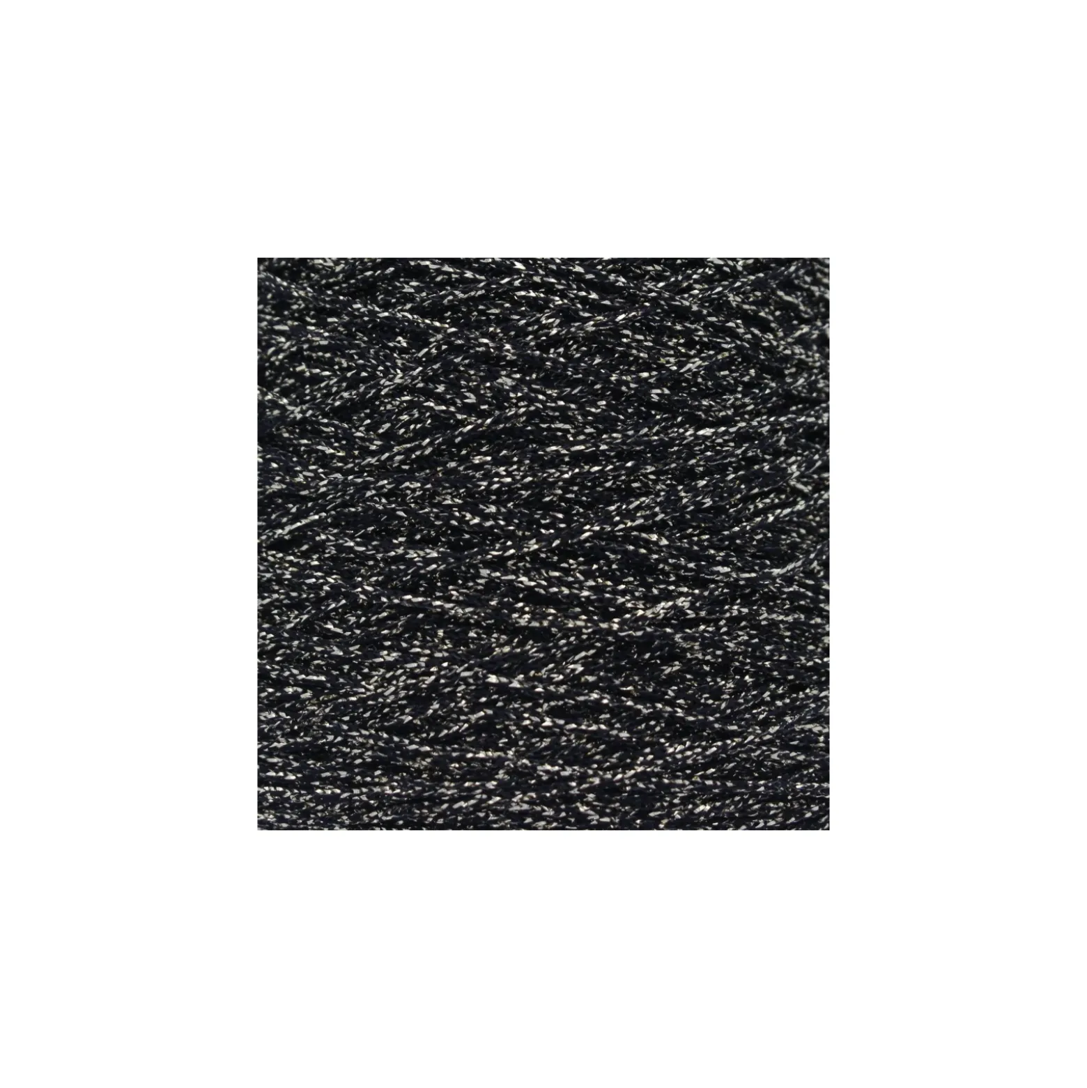 Cordon Lurex Filo 1,5 mm - Noir/Doré