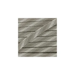 Cordon plat tressé Bao- beige