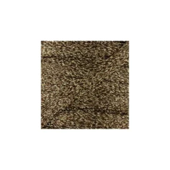 Cordon plat tressé lurex - noisette