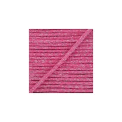Cordon rond lurex 6mm - fuchsia