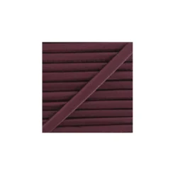 Cordon simili cuir métallisé bordeaux