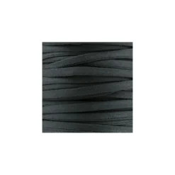 Cordon Spaghetti coton 5 mm - gris
