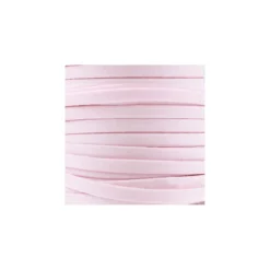 Cordon Spaghetti coton 5 mm - rose pâle