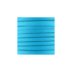 Cordon Spaghetti coton 5 mm - turquoise