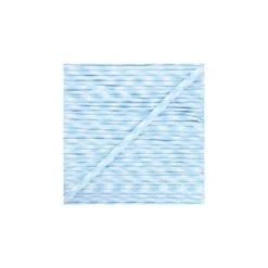 Cordon spaghetti Vichy 7 mm - bleu ciel