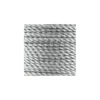 Cordon torsadé métallisé 2 mm argenté