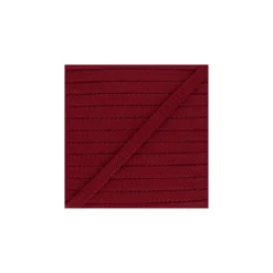 Cordon Tressé aspect cuir Odessa 9 mm - rouge