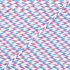 Cordon tressé Vivia 7mm - rose/bleu